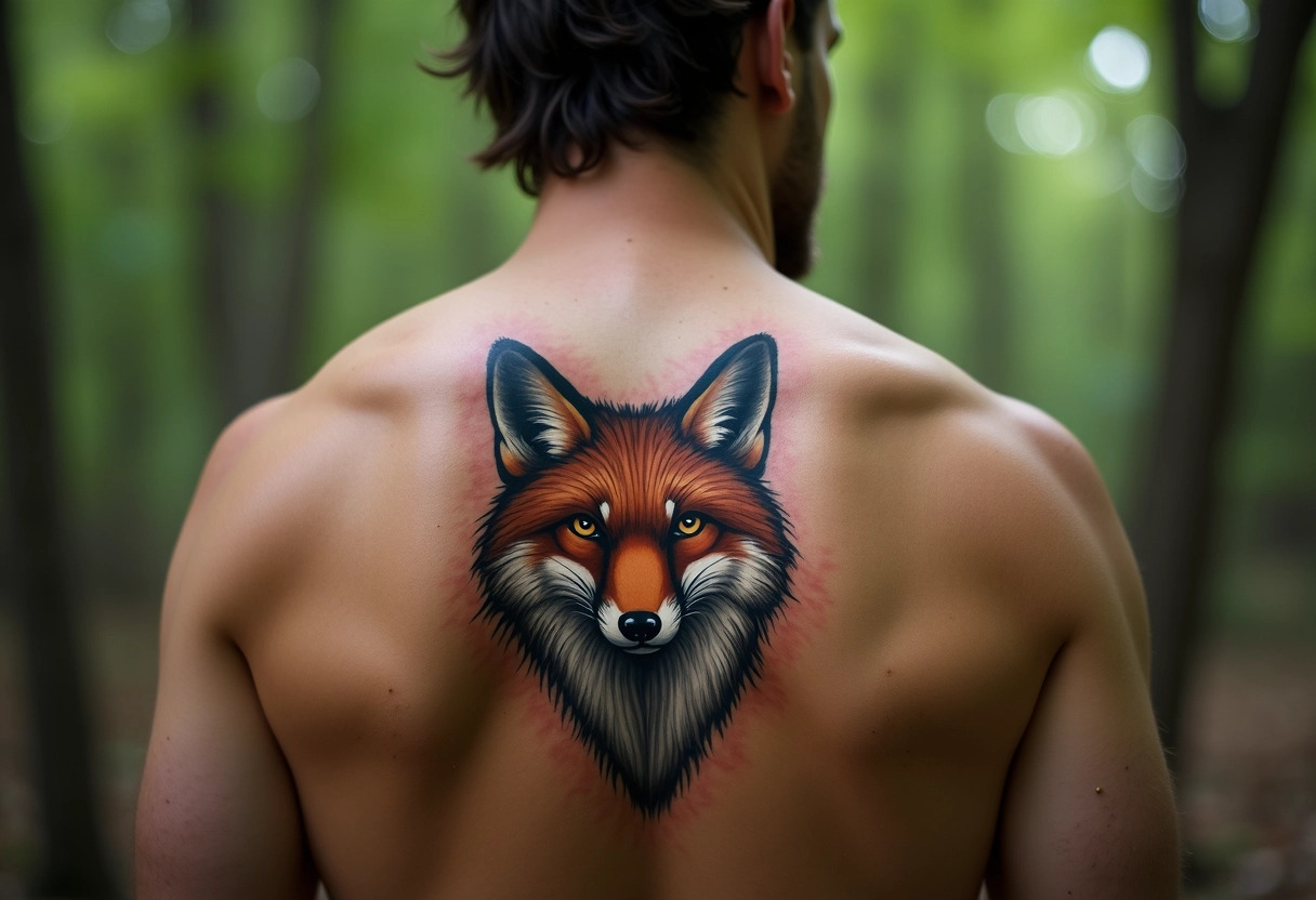 tatouage renard