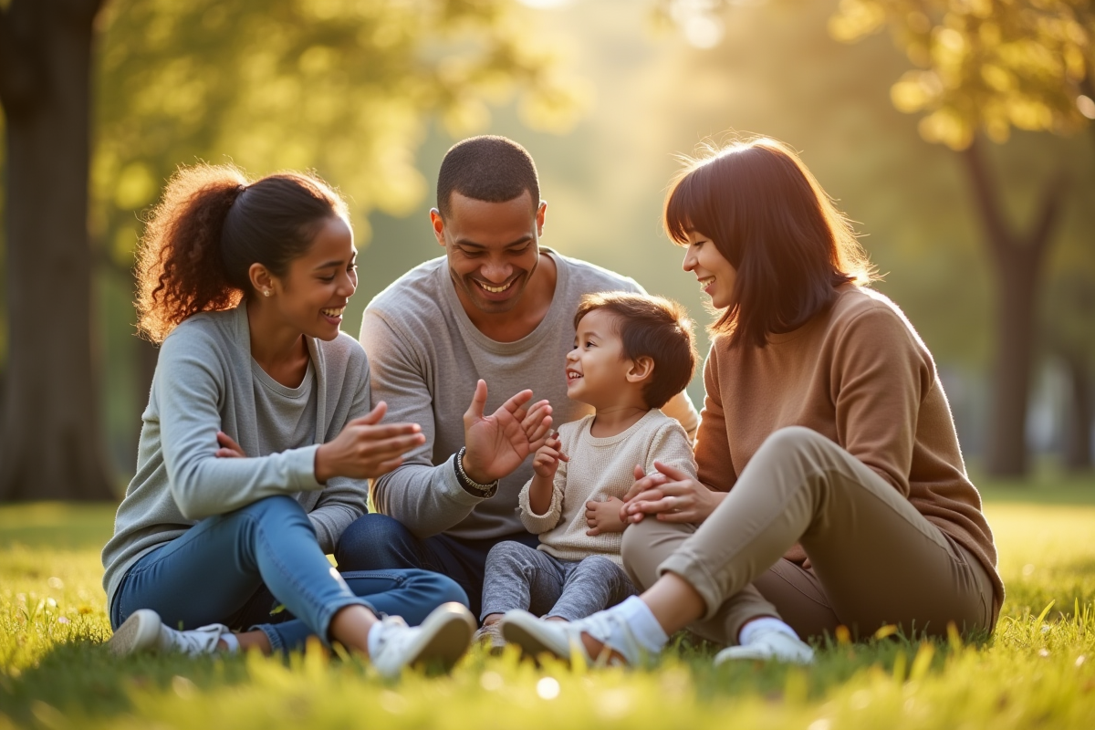 famille multiculturelle